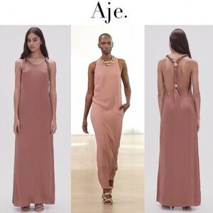 knee length dresses for ladies Soundscape Maxi Dress-SEA BREEZE / 4